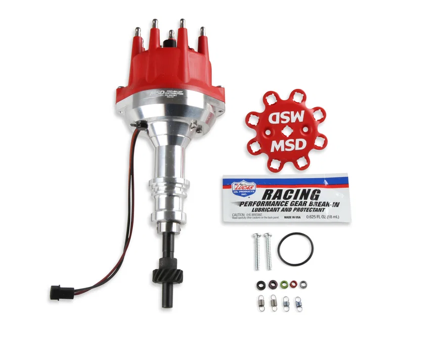 Distributor 289-302, Billet, Small Cap, Steel Gear for Ford, Mercury and Lincoln