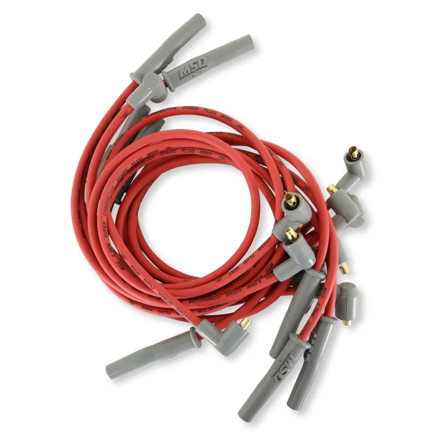 Super Conductor Spark Plug Wire Set 366-454 Socket for Chevrolet and GMC