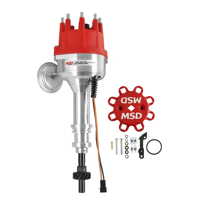 MSD 84771, Ford 351C-460 Street Pro-Billet Distributor w/Steel Gear