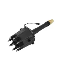 Black V8 Pro-Billet Distributor w/ locked-out timing bronze gear for Chevrolet and GMC image 5