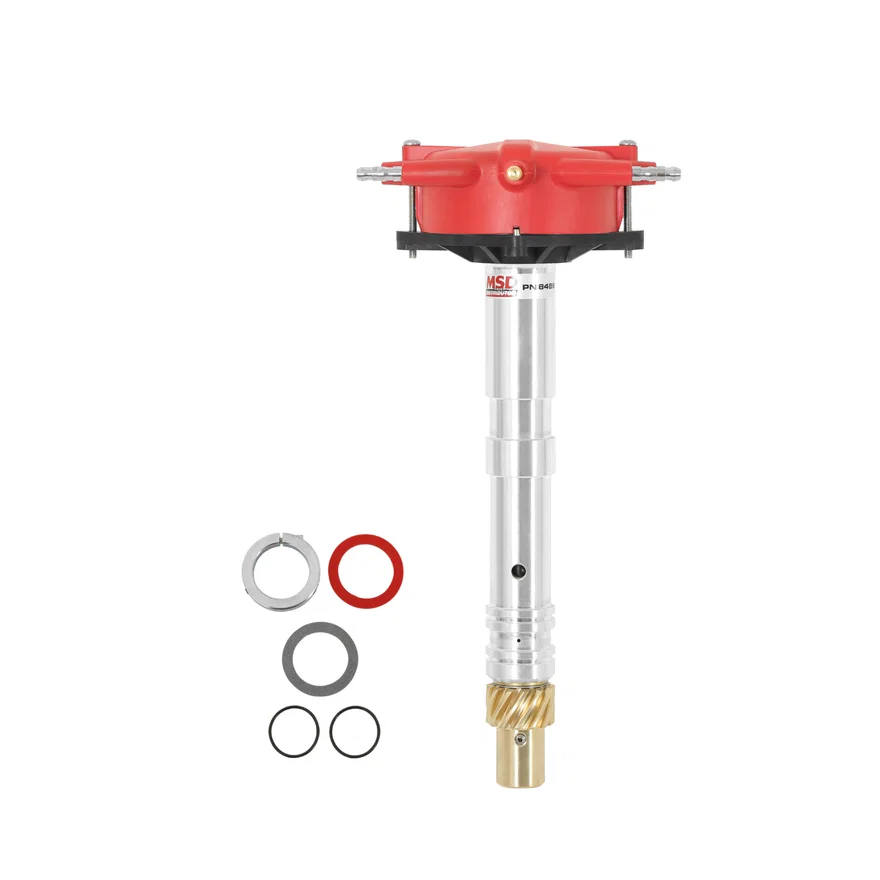 MSD 8486, Super Tall Block Crab Cap Distributor, Chevy V8