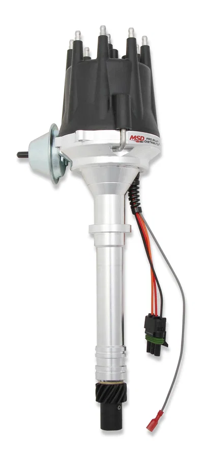 V8 w/Internal Module Distributor and Black Cap for Chevrolet and GMC
