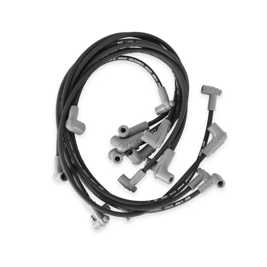 Wire Set, SC Blk, SB w/HEI Tower Cap for Chevrolet and GMC