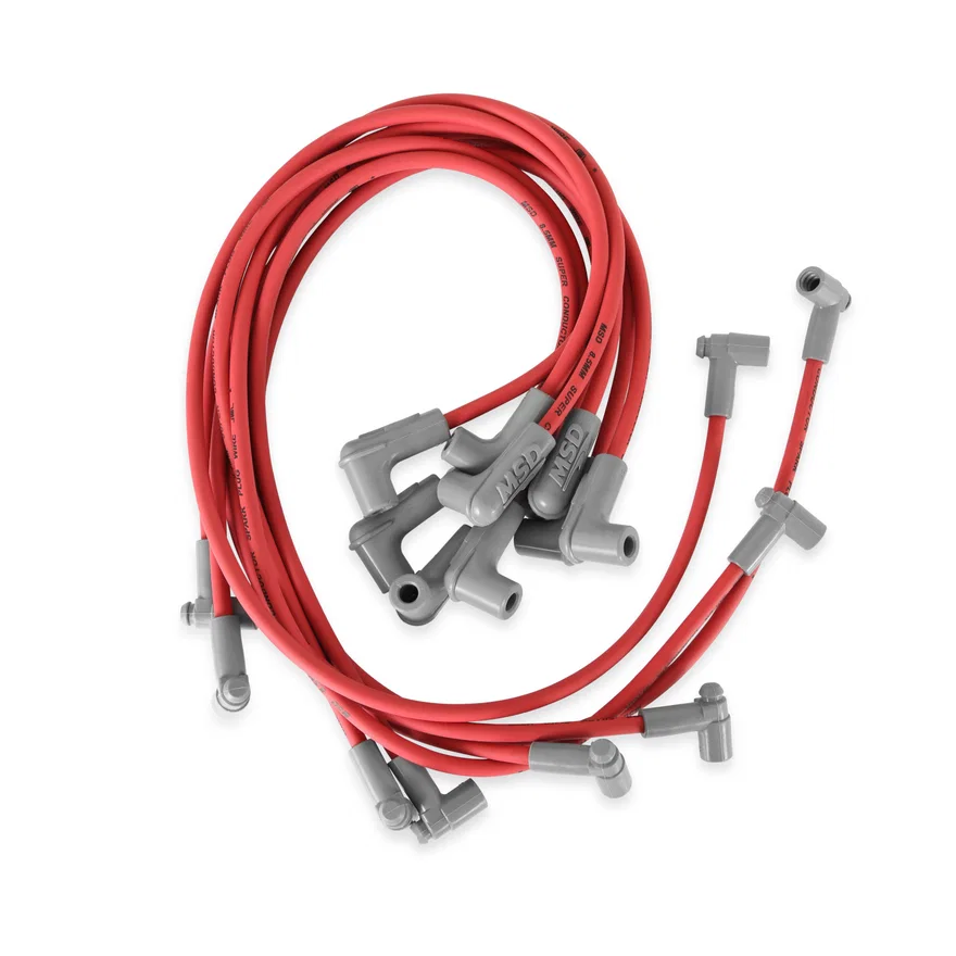 MSD 31299, Red Super Conductor Big Block Chevy for use with Low Profile Distributor