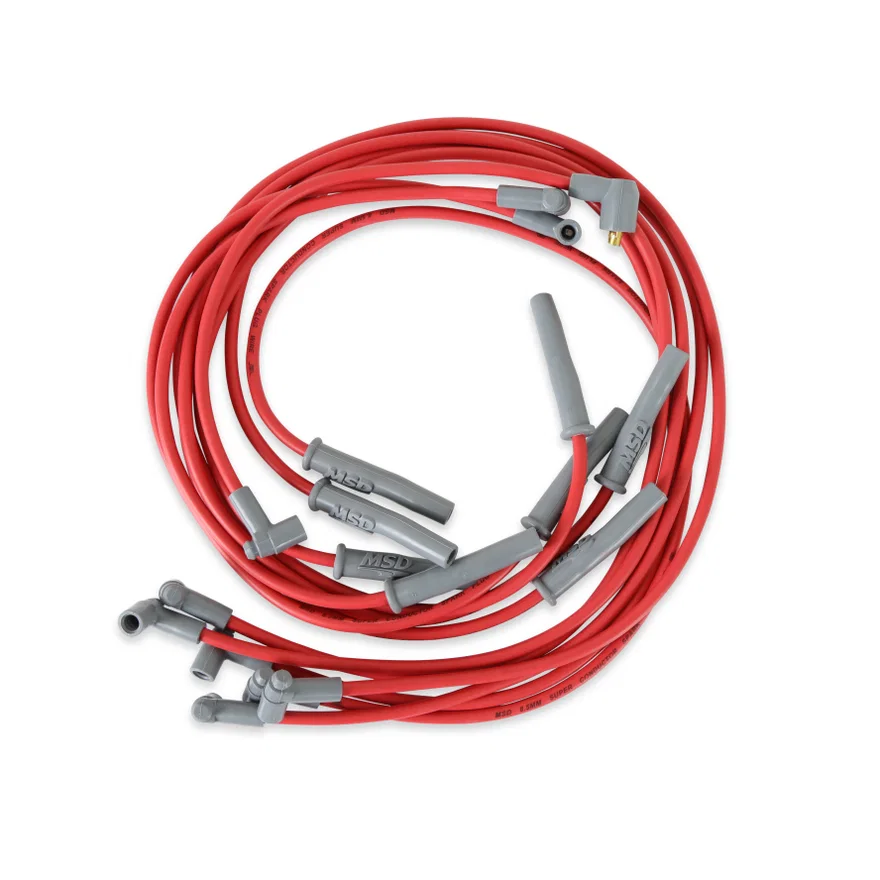Super Conductor Spark Plug Wire Set, Chry. 383-440 HEI for MSD Dist. for Dodge, Plymouth and Chrysler