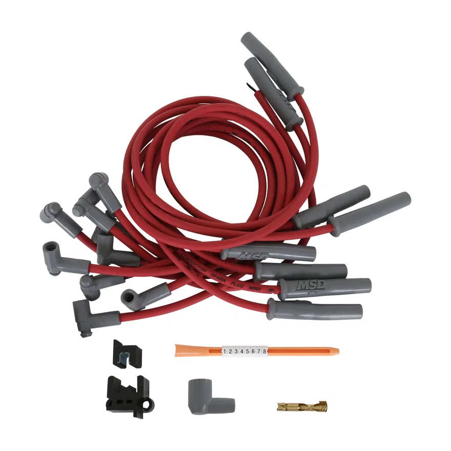 Super Conductor Spark Plug Wire Set, 454 ’75-On HEI for GMC and Chevrolet