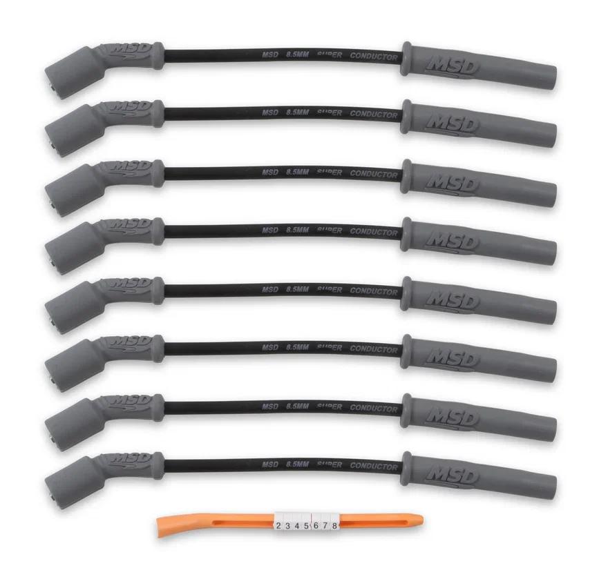 Super Conductor Spark Plug Wire Set - 99-13 GM Truck & SUV - Black for 45 vehicles