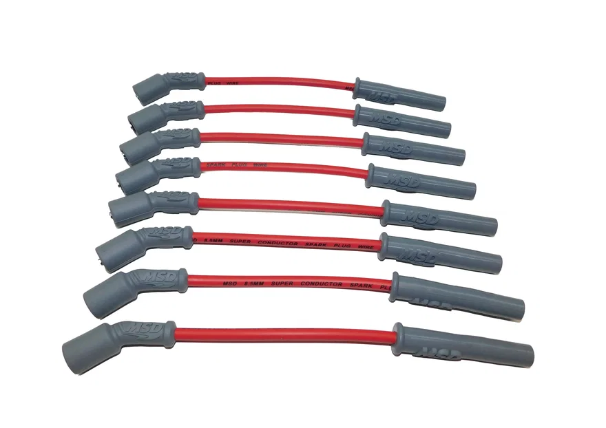Super Conductor Spark Plug Wire Set - 99-13 GM Truck & SUV - Red for 45 vehicles