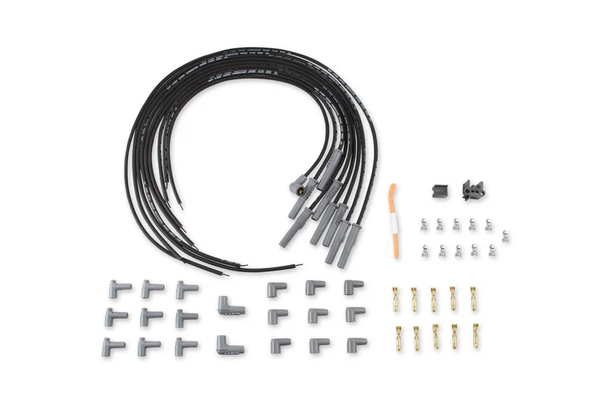 Black, 8.5mm Super Conductor 8-Cylinder Multi-Angle, Universal for 215 vehicles