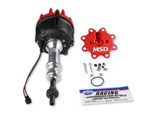Distributor, Billet 351W, for Edelbrock Victor Jr, w/Steel Gear for Ford, Mercury and Lincoln image 2