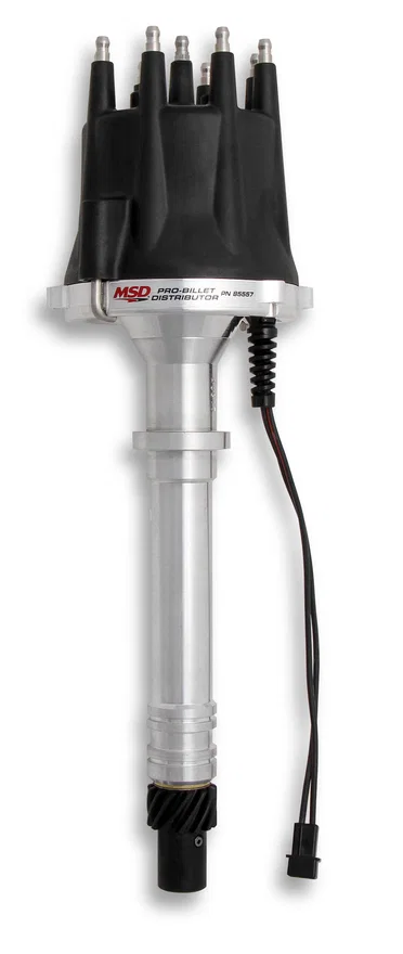 V8 Pro-Billet Distributor w/Black Cap for Chevrolet and GMC
