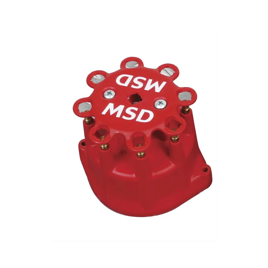 MSD 84316, Distributor Cap, Pro-Billet Marine, Ford, Red