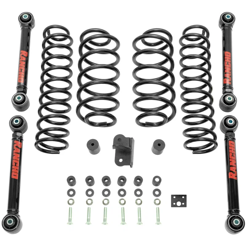Rancho RS6503B, 97-06 Jeep TJ Front and Rear RS6503B Suspension System - Master Part Number / One Box