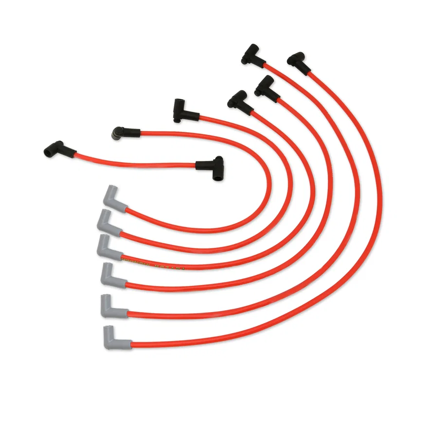 Taylor Cable 84264, Thundervolt 8.2 custom 6 cyl red