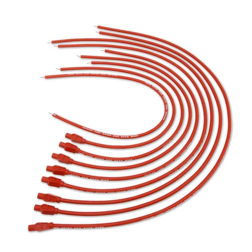 Taylor Cable 79255, 409 Spiro-Pro univ 8 cyl 180 red