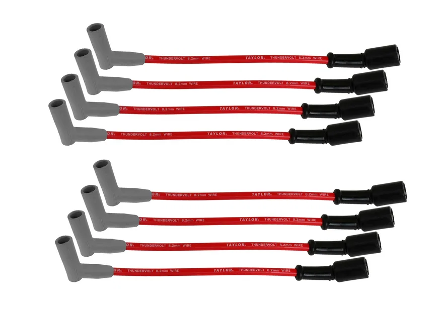 Thundervolt 8.2 race fit 8 cyl 8in 135 red for Pontiac, Chevrolet and Cadillac