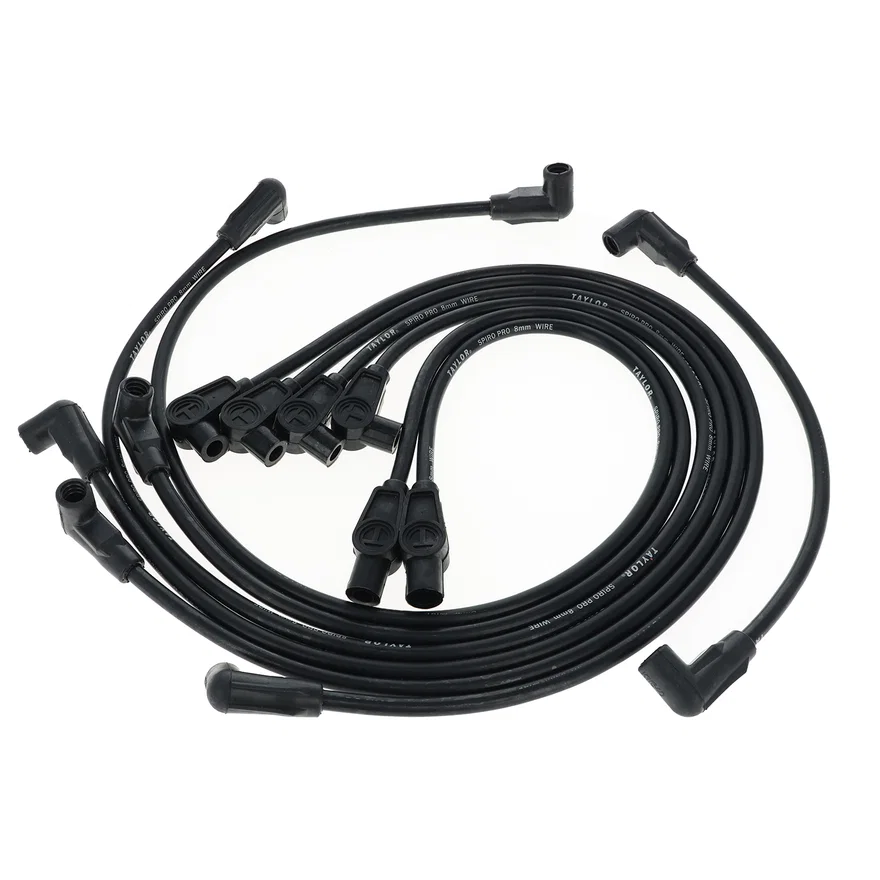 Taylor Cable 74032, 8mm Spiro-Pro custom 6 cyl black