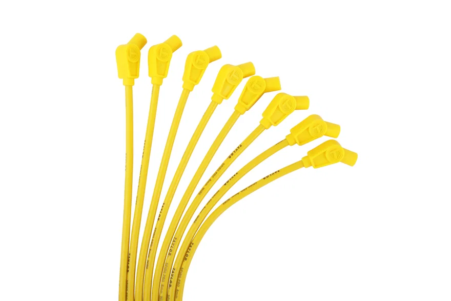 Taylor Cable 73453, 8mm Spiro-Pro univ 8 cyl 135 Yellow
