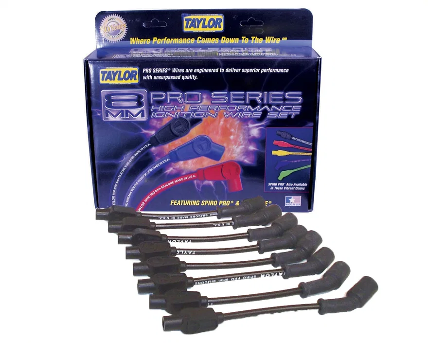 8mm Spiro Pro race fit black 180 10.625 inch for Cadillac, Chevrolet and GMC