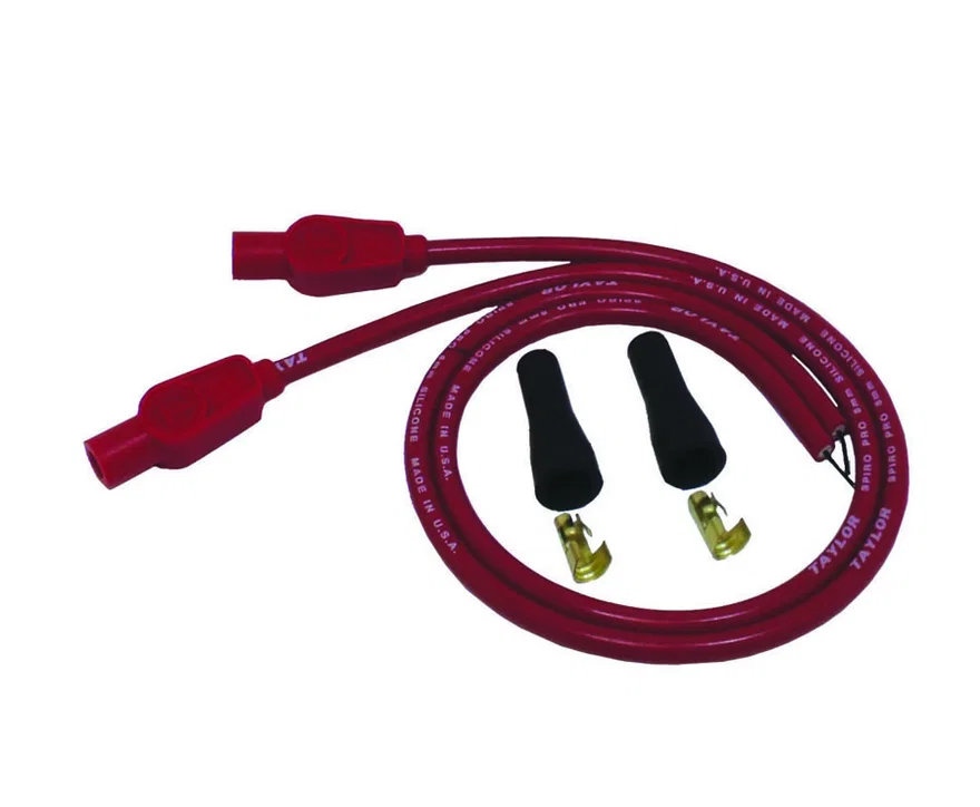 Taylor Cable 10255, 8mm Spiro-Pro red Motorcycle univ 180