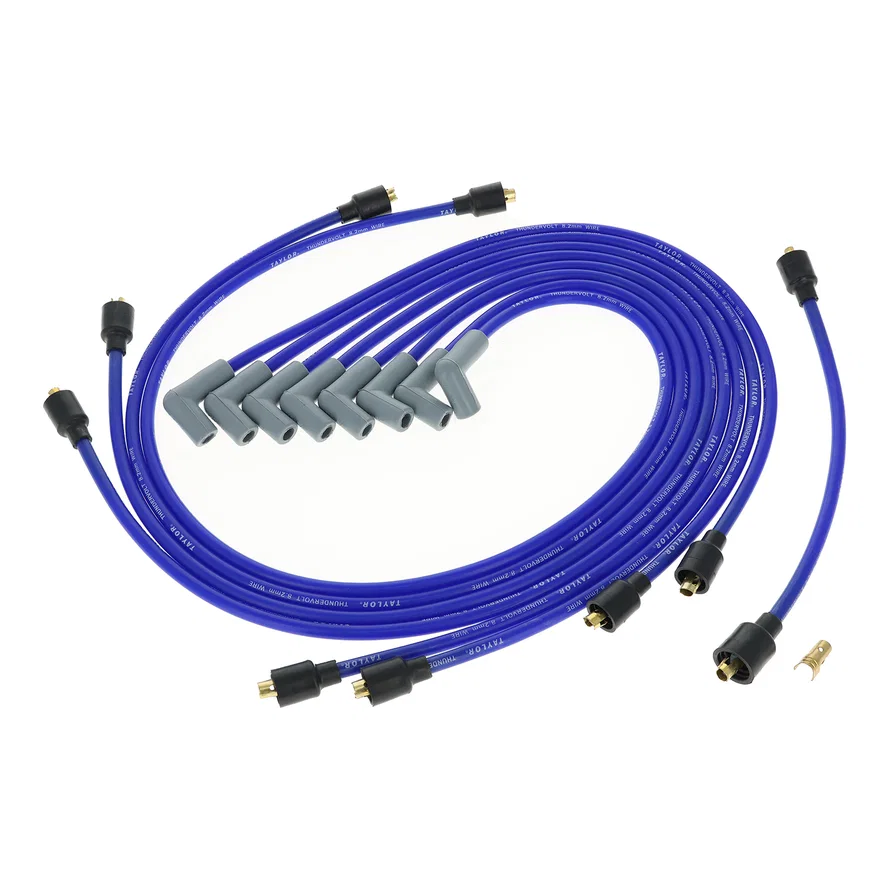 Taylor Cable 84601, Thundervolt 8.2 custom 8 cyl blue