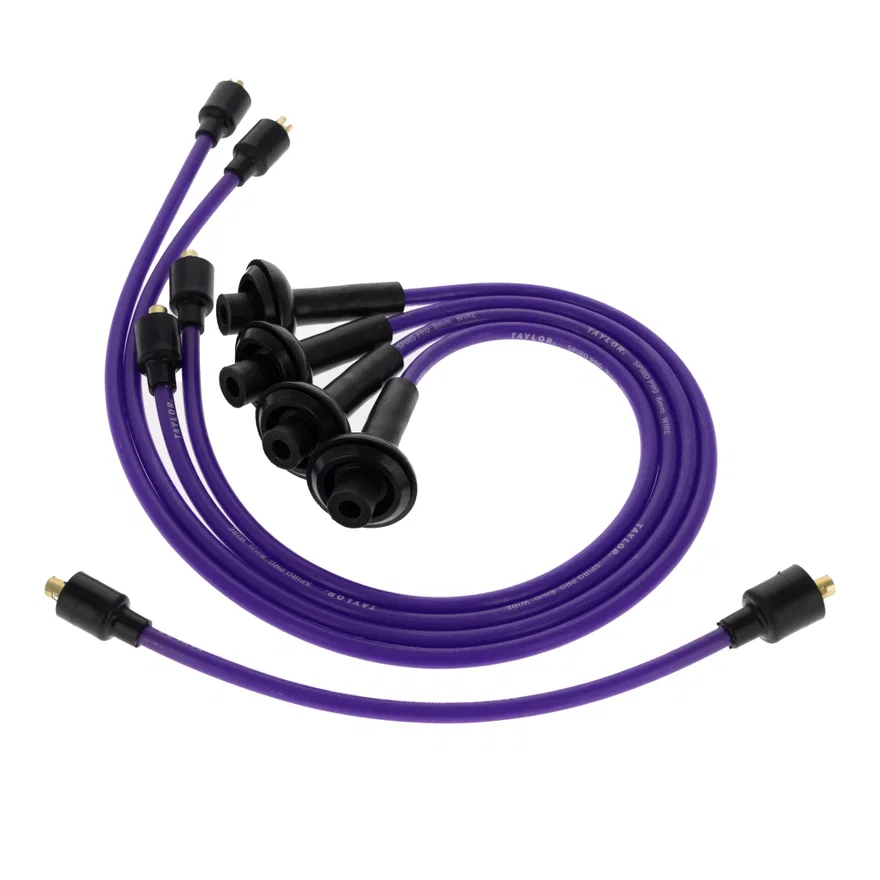 Taylor Cable 74191, 8mm Spiro-Pro custom 4 cyl purple for Volkswagen