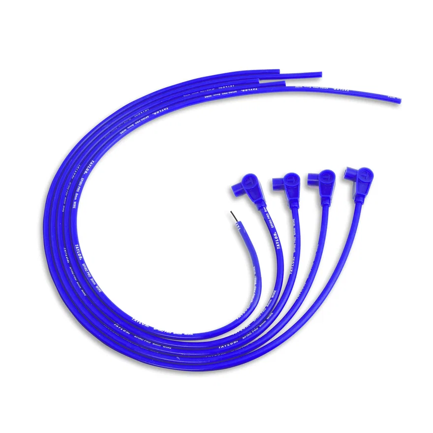 Taylor Cable 73637, 8mm Spiro-Pro univ 4 cyl 90 blue