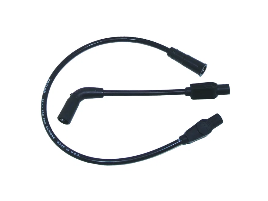 Taylor Cable 10033, 8mm Spiro-Pro black 21.5/9in custom Motorcycle 180 for Harley-Davidson