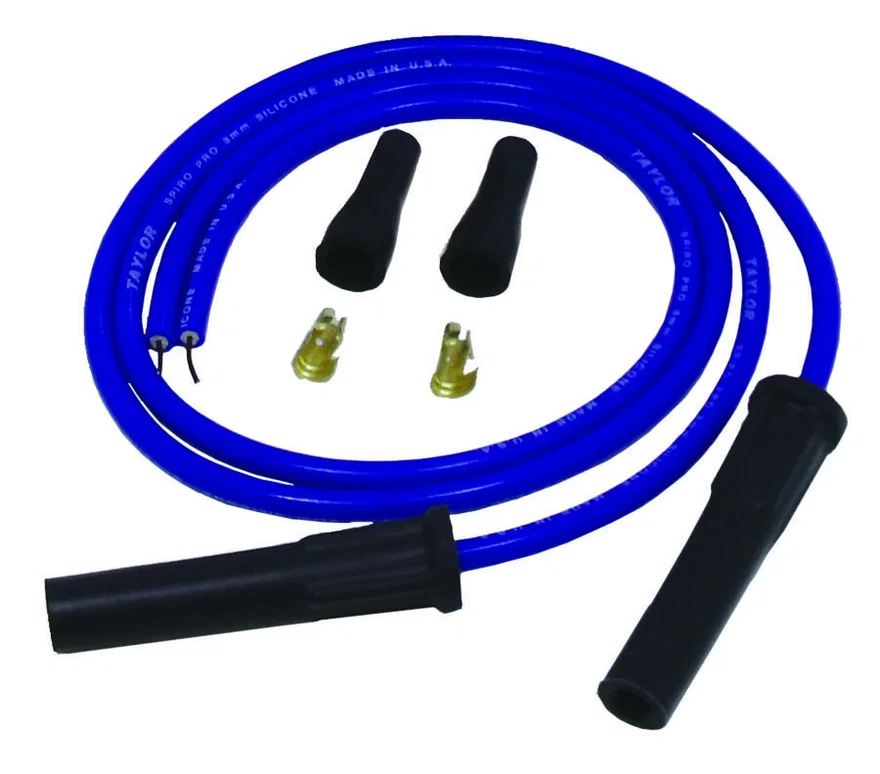 Taylor Cable 10685, 8mm Spiro-Pro blue 36in univ Motorcycle 180 Pro Comp