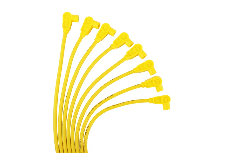 Taylor Cable 73451, 8mm Spiro-Pro univ 8 cyl 90 Yellow