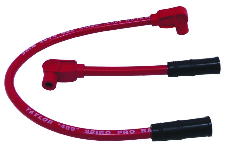 Taylor Cable 13231, 409 Spiro-Pro red 19/7in custom Motorcycle 90 for Harley-Davidson