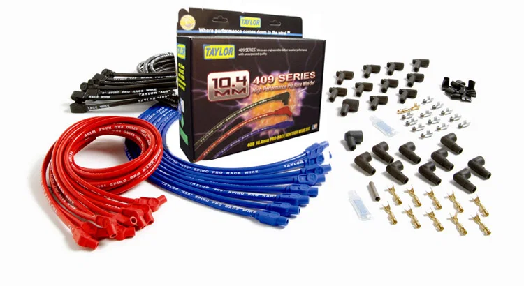 Taylor Cable 79624, 409 Spiro-Pro race fit blue for Buick