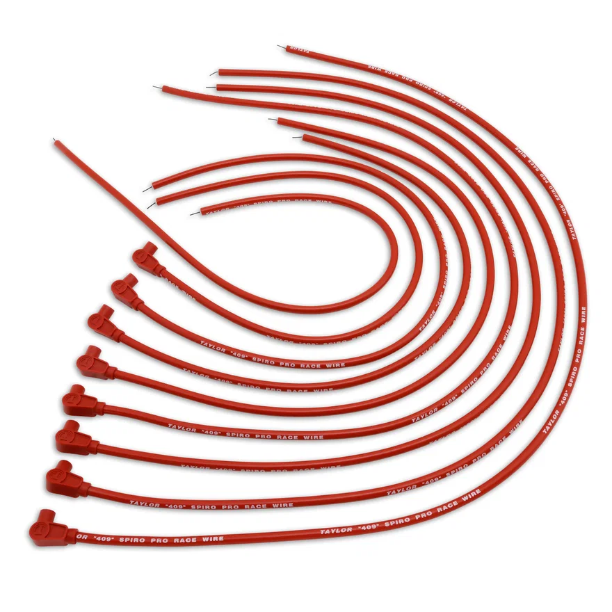 Taylor Cable 79251, 409 Spiro-Pro univ 8 cyl 90 red