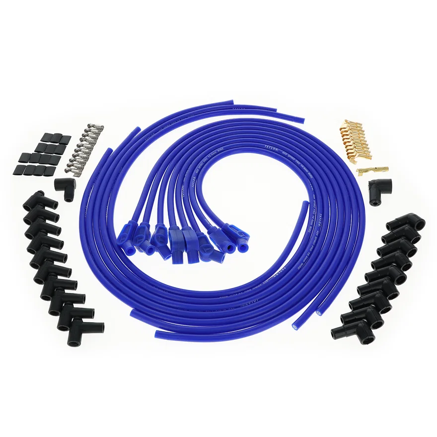 Taylor Cable 79653, 409 Spiro-Pro univ 8 cyl 135 blue