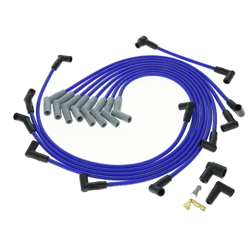 Taylor Cable 84658, Thundervolt 8.2 custom 8 cyl blue