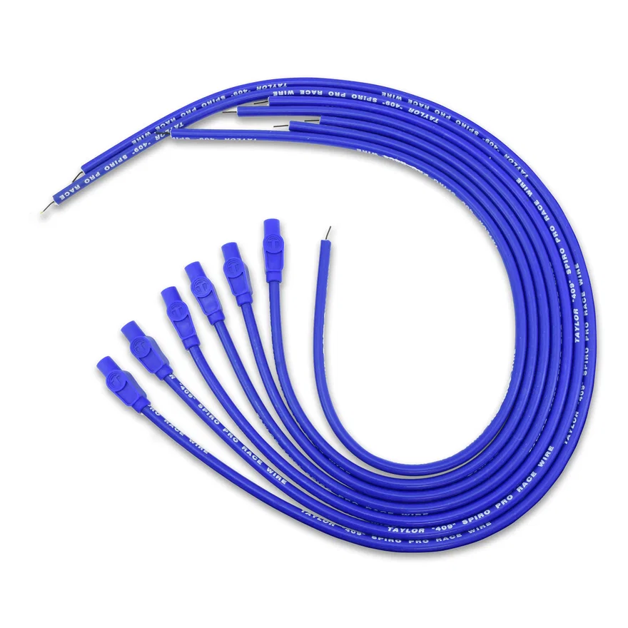 Taylor Cable 79645, 409 Spiro-Pro univ 6 cyl 180 blue