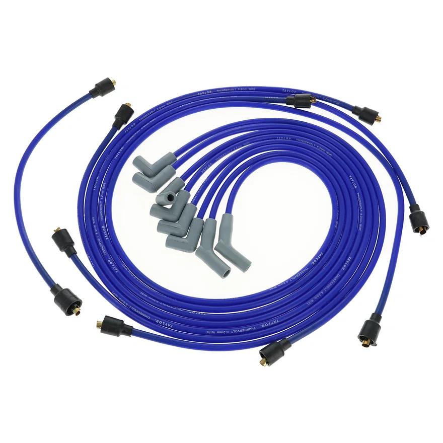 Taylor Cable 84672, Thundervolt 8.2 custom 8 cyl blue
