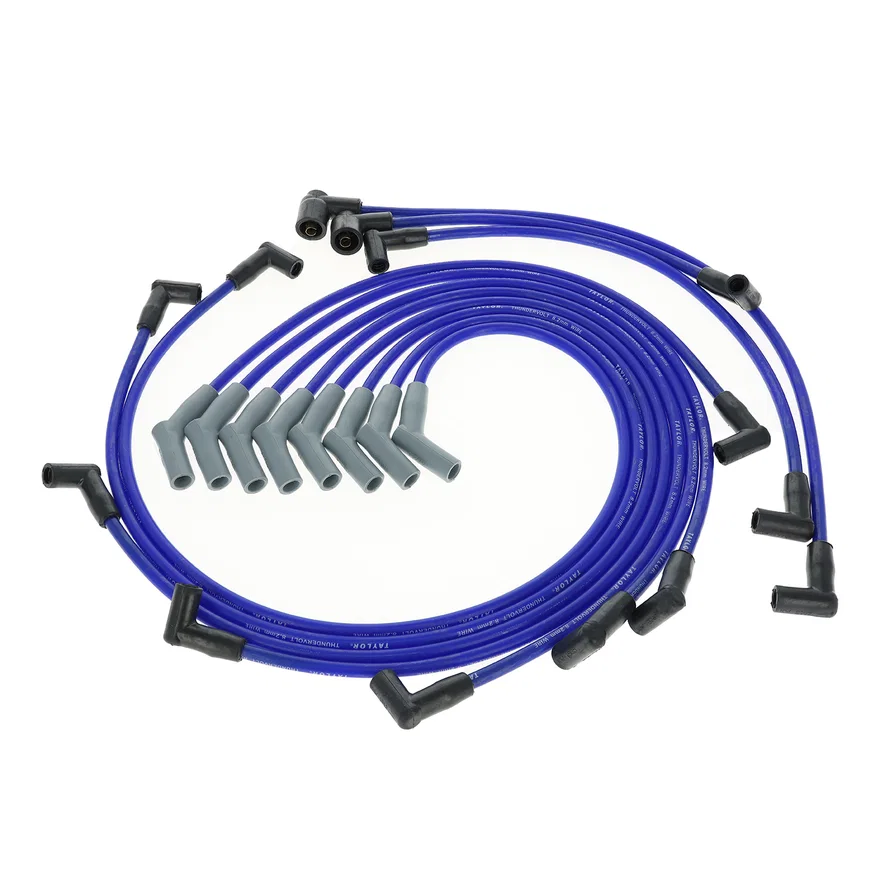 Taylor Cable 84655, Thundervolt 8.2 custom 8 cyl blue