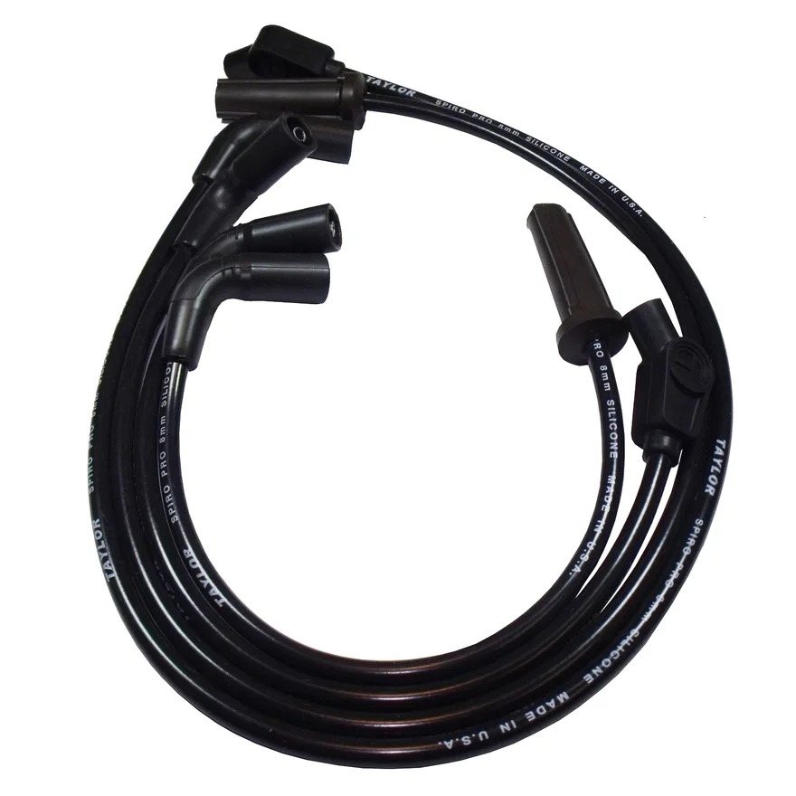 Taylor Cable 10068, 8mm Spiro-Pro black Motorcycle for Harley-Davidson