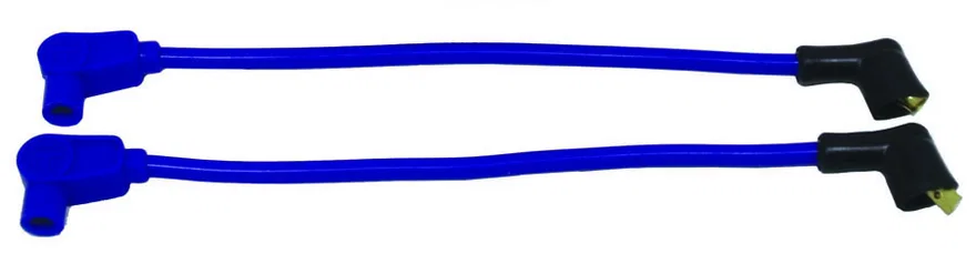 Taylor Cable 10635, 8mm Spiro-Pro blue 12in custom Motorcycle 90 for Harley-Davidson