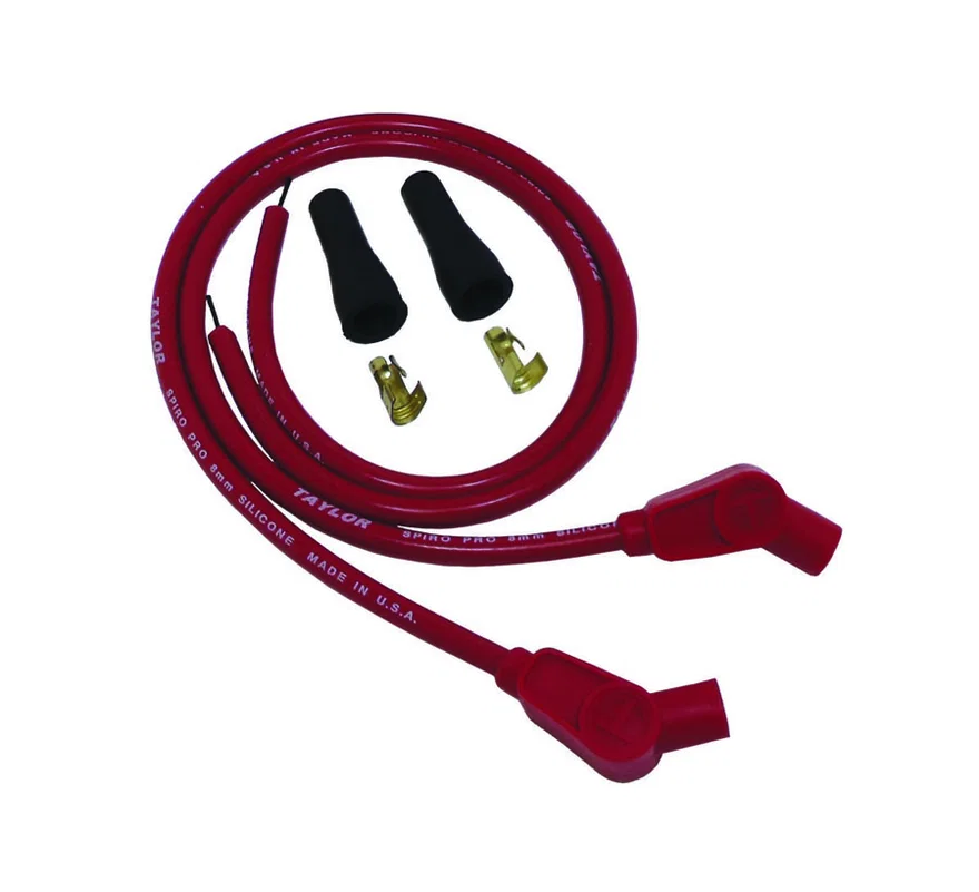 Taylor Cable 10253, 8mm Spiro-Pro red Motorcycle univ 135