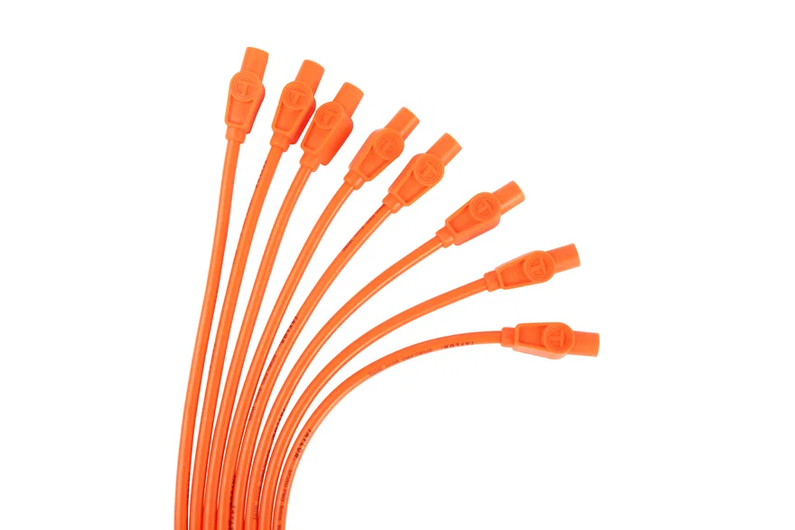 Taylor Cable 78355, 8mm Spiro-Pro univ 8 cyl 180 Orange