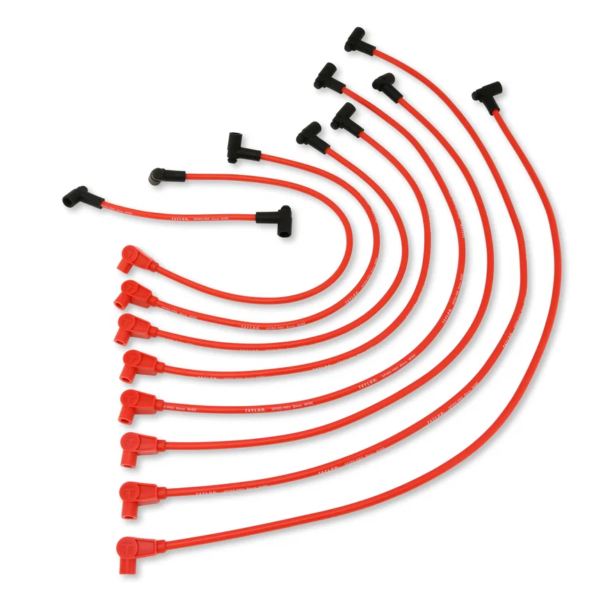 Taylor Cable 79232, 409 Spiro-Pro race fit red