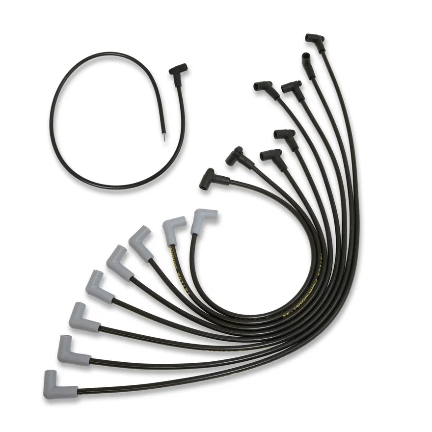Taylor Cable 82041, Thundervolt 8.2 custom 8 cyl black for Dodge