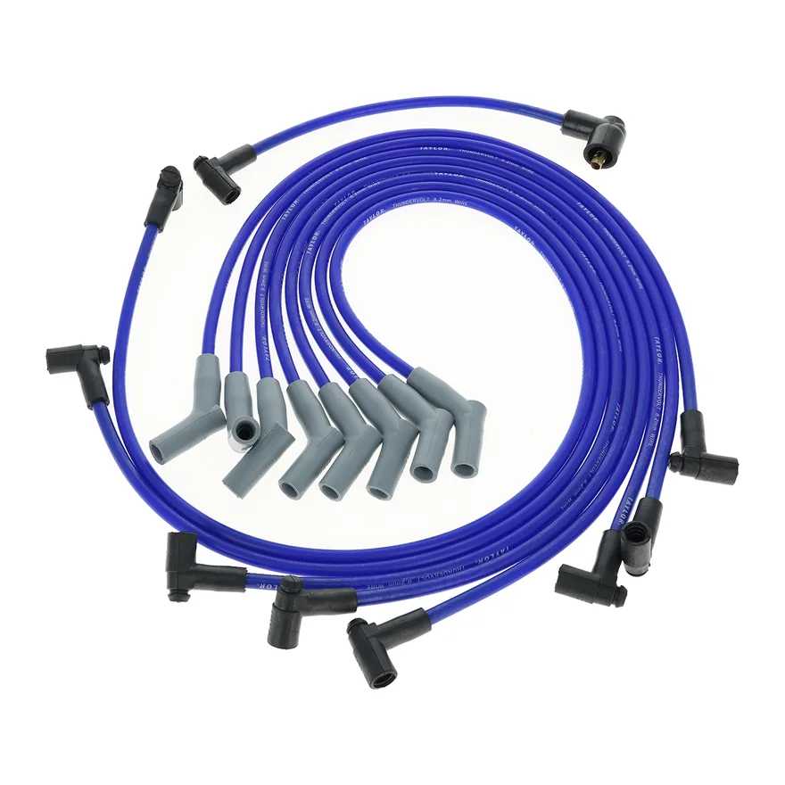 Taylor Cable 84663, Thundervolt 8.2 custom 8 cyl blue