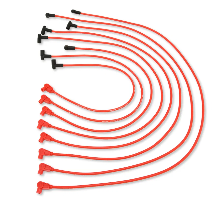 Taylor Cable 74206, 8mm Spiro-Pro custom 8 cyl red
