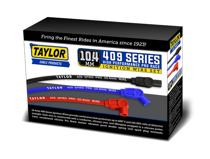Taylor Cable 79227, 409 Spiro-Pro race fit red
