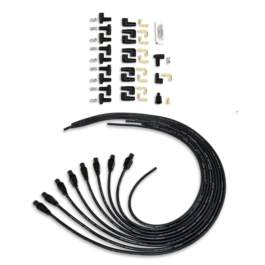 Taylor Cable 73055, 8mm Spiro-Pro univ 8 cyl 180 black