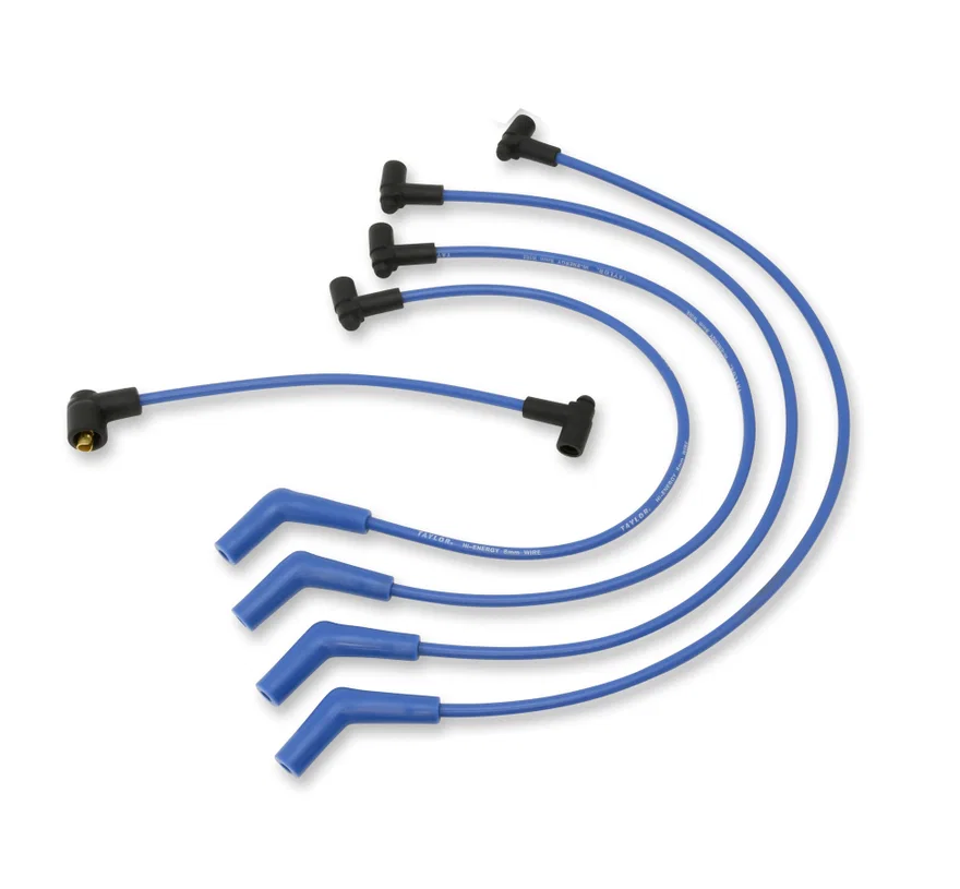 Taylor Cable 64667, HI-ENERGY CUSTOM 4 CYL BLUE