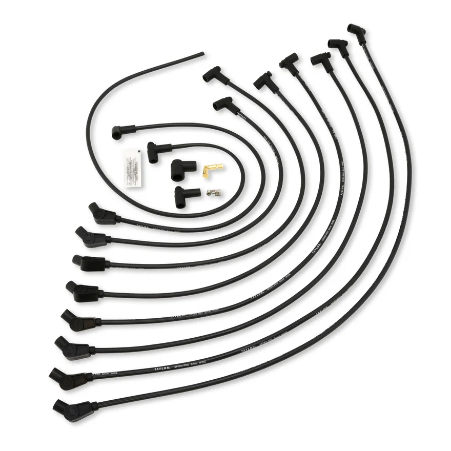 Taylor Cable 76032, 8mm RACE FIT SPIRO-PRO BLACK